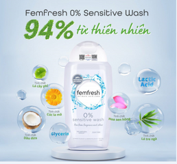 Dung Dịch Vệ Sinh Phụ Nữ Femfresh Cao Cấp Hằng Ngày 250ml - Sạch Sẽ, Tươi Mát, Không Gây Dị Ứng, Dành Cho Da Nhạy Cảm