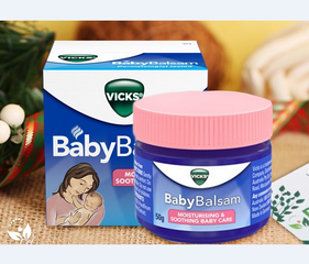 Dầu Vicks Baby Balsam - Dầu bôi ấm ngực cho bé