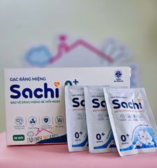 Gạc răng miệng Sachi - Bộ 20 miếng vệ sinh răng miệng cho trẻ, hỗ trợ làm sạch răng miệng, bảo vệ sức khỏe bé yêu.