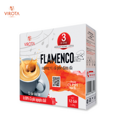Cà phê sữa hoà tan 3in1 Flamenco đậm vị - Virota Cafe