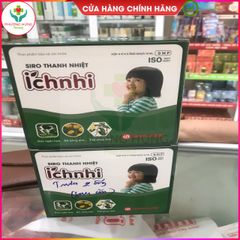 Siro Thanh Nhiệt Tiêu Độc Ích Nhi - Hỗ Trợ Giải Độc, Mát Gan, Giảm Mẩn Ngứa, Nhiệt Miệng - Hộp 20 Ống 10ml