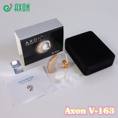 Máy trợ thính Axon V-163 cho người già - Khuếch đại âm thanh 130dB, thiết kế tinh tế kèm hộp đựng tiện lợi