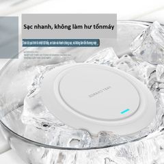 Bộ Sạc Không Dây Nhanh 15W Q18B Cho Apple Huawei - Tương Thích Qi, Sạc An Toàn, Tiện Lợi, Tích Hợp Bảo Vệ Thông Minh