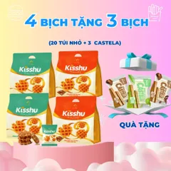 combo 4 bánh bông lan tặng 3 bánh castela Bảo Ngọc