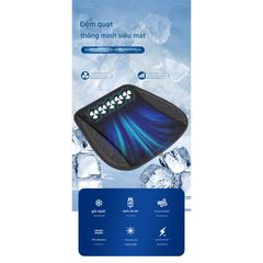 Đệm Ghế Ô Tô Thoáng Khí Tích Hợp Quạt USB Tốc Độ Cao - Làm Mát Nhanh Chóng Cho Ngày Hè Nắng Nóng