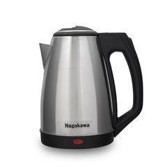 Ấm Siêu Tốc Nagakawa NAG0308 (1.8L) - Bình Đun Nước Inox Tự Ngắt Điện, Tận Dụng Tiện Ích Pha Trà, Nấu Ăn, Bảo Hành 12 Tháng