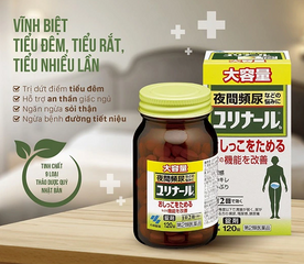 Viên uống hỗ trợ tiểu đêm Kobayashi 120 viên - Giúp cải thiện giấc ngủ, giảm tiểu đêm cho người lớn tuổi, người thận yếu