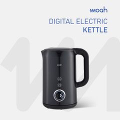 Ấm Đun Siêu Tốc Moah 1,7L MKK8721-BK - Cao Cấp, Màn Hình LED, 7 Chế Độ Nhiệt, Thiết Kế Hiện Đại, Chính Hãng Hàn Quốc