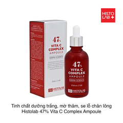 Serum Histolab 47% Vita C Complex Ampoule Trắng Da, Chống Lão Hóa, Tăng Collagen - Dưỡng Ẩm 50ml Cho Mọi Loại Da