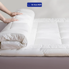 Nệm topper dày 9cm Hệ Thống Nệm cao cấp chính hãng tấm nệm topper dày trải giường sàn êm ái xuất nhật làm mềm nệm