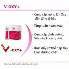 V Oxy+ - Thực phẩm chức năng tăng cường oxy, năng lượng và sức khỏe toàn diện - Hỗ trợ hô hấp và phục hồi năng lượng hiệu quả