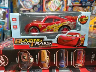 Xe Ô Tô Sắt McQueen Chạy Bằng Pin - Đồ Chơi Có Đèn Và Âm Thanh Cho Trẻ Em - Chất Liệu Hợp Kim Chắc Chắn