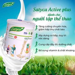 Sữa hạt Satyca Active – Tăng cường thể lực, duy trì vóc dáng