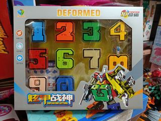 Đồ Chơi Lắp Ráp Robot Chữ Số Deformed Letters - Phát Triển Tư Duy Sáng Tạo Cho Trẻ Em - Chất Liệu An Toàn, Dễ Lắp Ráp