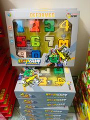 Đồ Chơi Lắp Ráp Robot Chữ Số Deformed Letters - Phát Triển Tư Duy Sáng Tạo Cho Trẻ Em - Chất Liệu An Toàn, Dễ Lắp Ráp