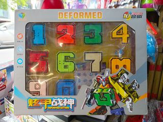 Đồ Chơi Lắp Ráp Robot Chữ Số Deformed Letters - Phát Triển Tư Duy Sáng Tạo Cho Trẻ Em - Chất Liệu An Toàn, Dễ Lắp Ráp