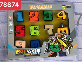 Đồ Chơi Lắp Ráp Robot Chữ Số Deformed Letters - Phát Triển Tư Duy Sáng Tạo Cho Trẻ Em - Chất Liệu An Toàn, Dễ Lắp Ráp