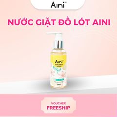 Nước Giặt Đồ Lót Aini Dịu Nhẹ 100ml - Sạch Sâu, An Toàn Cho Da Nhạy Cảm, Hương Thơm Dễ Chịu, Phù Hợp Với Pha Nguyên Liệu Tự Nhiên