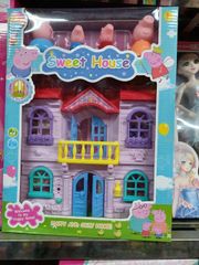 (5806A) Đồ chơi nhà búp bê heo Peppa có đèn và âm thanh