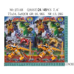 Bộ Đồ Chơi Lắp Ghép Siêu Nhân Gao Khủng Long 2714B - Đồ Chơi Sáng Tạo Phát Triển Kỹ Năng Cho Trẻ Em 6 Tuổi Trở Lên