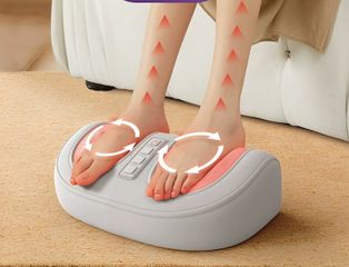 Máy Massage Bàn Chân Z5 Chườm Nóng Giảm Đau Mỏi - Thiết Bị Thư Giãn Chăm Sóc Sức Khỏe, Đầu Massage 4D, Tiện Dụng, Thời Trang