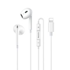 Tai Nghe Dây Nhét Tai Lightning Yesido YH51 cho iPhone/iPad - Âm Thanh Sống Động, Thiết Kế Thoải Mái, Màu Trắng
