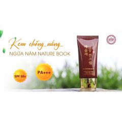Kem Chống Nắng Ngừa Nám The Nature Book - Bảo Vệ Da Toàn Diện, Làm Mờ Vết Nám và Tàn Nhang, Hàng Chính Hãng Hàn Quốc