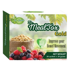 TH Mealtox Gold - Thực Phẩm Bảo Vệ Sức Khỏe Giảm Cân, Detox, Hỗ Trợ Tiêu Hóa, Bổ Sung Chất Xơ - Hộp 30 Gói