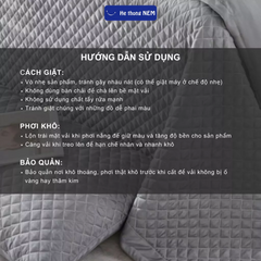Combo Chăn Ga Gối Đệm Cao Cấp 5 Món Hệ Thống Nệm Bộ Set Chăn Ga Drap Grap Chần Bồng Phủ Trải Dường Giường Gối Nệm Đệm 5 Món