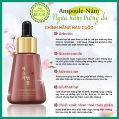 AMPOUL DƯỠNG TRẮNG DA NGỪA NÁM NATURE BOOK