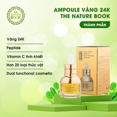 AMPOUL TINH CHẤT VÀNG 24K NATURE BOOK