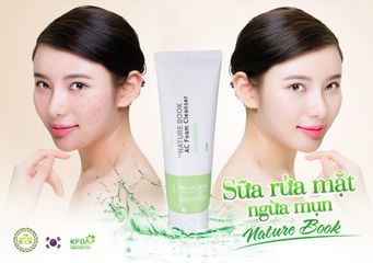 Sữa Rửa Mặt Ngừa Mụn The Nature Book Hàn Quốc - Dưỡng Ẩm, Làm Sạch Sâu, Giúp Da Mịn Màng và Không Mụn