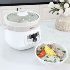 Nồi Nấu Chậm Lòng Gốm HAATZ CIM361 Đa Năng, Dung Tích 3L - 1000W - Hàng Chính Hãng Bảo Hành 2 Năm