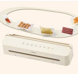 Máy Hút Chân Không Midea MJ-KF51 - Hút Thực Phẩm Khô và Ướt, Công Suất 90W, Thiết Kế Nhỏ Gọn, Dễ Dàng Sử Dụng