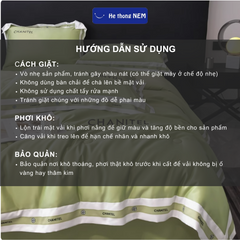 Bộ ga giường phi lụa cao cấp Hệ Thống Nệm bộ set chăn ga drap grap phủ trải giường gối nệm đệm 5 món lụa thái mát lạnh mùa hè