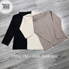 Set 3 Áo Thu Đông Cao Cổ Cho Bé - Hàng Chính Hãng Geo UK, Chất Liệu Cotton Mềm Mại, Dễ Mix Đồ, Giữ Nhiệt Ấm Áp