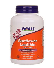 Viên uống chống tắc tia sữa Now Sunflower Lecithin 1200mg - 100viên