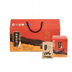 Nước hắc sâm tỏi đen Hya Pyung Sam - Chiết xuất nhân sâm đen Hàn Quốc, hỗ trợ sức khỏe, tăng cường đề kháng và làm đẹp da 50ml x30 túi