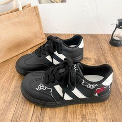 Giày Thể Thao Nữ Hello Kitty - Sneaker Thời Trang Năng Động Xu Hướng 2025, Đế Cao Su Bền Bỉ, Thoải Mái Cho Mọi Dịp