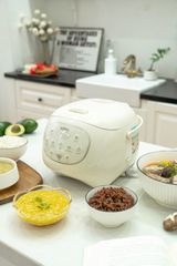 Nồi Cơm Điện Lòng Gốm 1.2L HAATZ CIM250 - Công Suất 500W, 6 Chế Độ, Hẹn Giờ - Nồi Cơm Tiện Lợi Cho Gia Đình Nhỏ Từ 1-3 Người