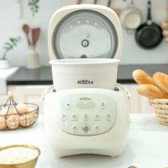Nồi Cơm Điện Lòng Gốm 1.2L HAATZ CIM250 - Công Suất 500W, 6 Chế Độ, Hẹn Giờ - Nồi Cơm Tiện Lợi Cho Gia Đình Nhỏ Từ 1-3 Người