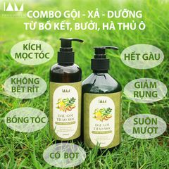 Dầu gội bồ kết thảo mộc, giảm rụng tóc, giảm gàu, giúp mọc tóc, cho mái tóc óng ả, mềm mượt 500ml