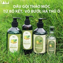 Dầu gội bồ kết thảo mộc, giảm rụng tóc, giảm gàu, giúp mọc tóc, cho mái tóc óng ả, mềm mượt 500ml