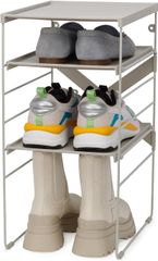 Giá để giày Joseph Joseph 55008 - Kệ để giày có thể điều chỉnh, lưu trữ tối đa 4 đôi, khung thép chắc chắn, thiết kế xếp chồng tiện lợi