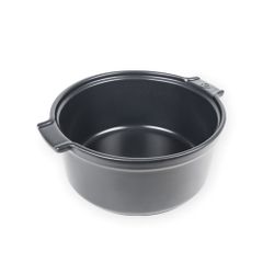 Khuôn Nướng Gốm Peugeot Appolia 60770 22cm - Màu Đen, Chất Liệu An Toàn, Thích Hợp Cho Bánh Nướng và Món Ăn Ngọt, Chịu Nhiệt -18 đến 250°C