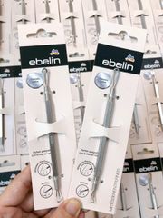 Cây nặn mụn thép không gỉ 2 đầu Ebelin, Đức