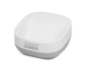 Hộp đựng xà phòng Joseph Joseph Slim Compact 70511 - Thiết kế tiết kiệm không gian, dễ vệ sinh, màu trắng xám