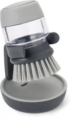 Dụng Cụ Rửa Xoong Nồi Joseph Joseph 85005 - Bàn Chải Cọ Nấu Ăn Nhỏ Gọn, Bình Chứa Dễ Đổ, Thiết Kế Tiện Lợi
