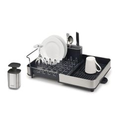 Khay úp bát inox mở rộng Joseph Joseph Rethink Sink - Bộ dụng cụ nhà bếp + Hộp đựng xà phòng tiện lợi, vệ sinh, thiết kế thông minh