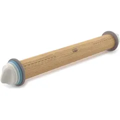 Cây Lăn Bột Joseph Joseph Đa Năng - Thanh Cán Bột Có Thể Điều Chỉnh Với 4 Đĩa Độ Dày Cho Bánh Ngọt Hoàn Hảo